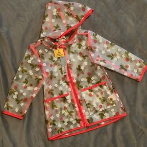 Cat & Jack Strawberry rain jacket